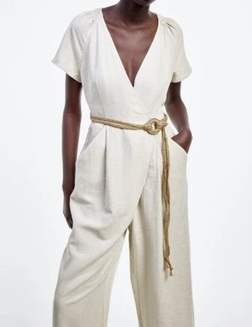 Salopeta Zara, crem, L Crem