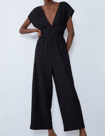 Salopeta Zara, negru, M