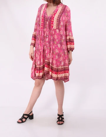 Rochie scurta Hailys, roz, M