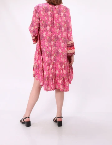 Rochie scurta Hailys, roz, M