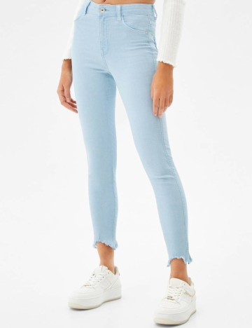 Blugi Bershka, albastru, 36