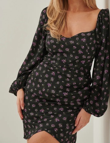 Rochie scurta NA-KD, negru, 38