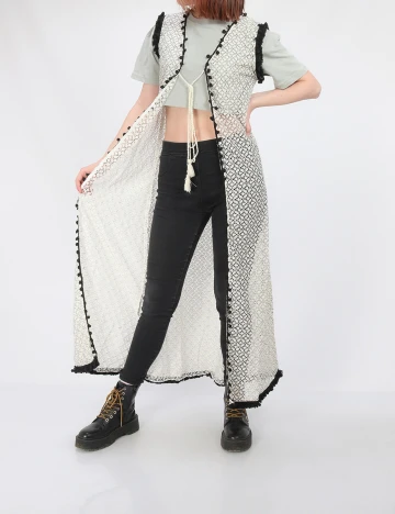 Cardigan Savage Culture, ecru, S