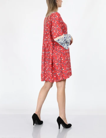 Rochie scurta Savage Culture, rosu, S