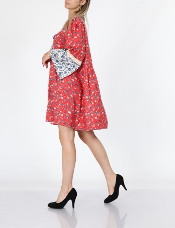 Rochie scurta Savage Culture, rosu, S