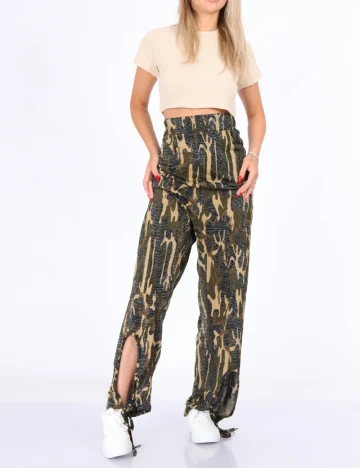 Pantaloni Savage Culture, army, L