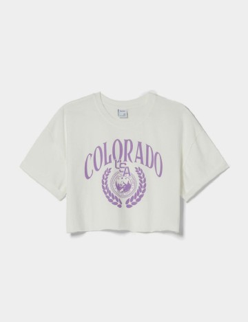 Top Bershka, alb, M