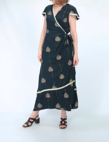 Rochie lunga Savage Culture, bleumarin