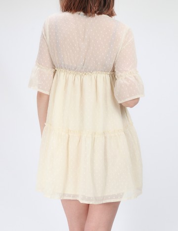 Rochie scurta SHEIN, crem, XS