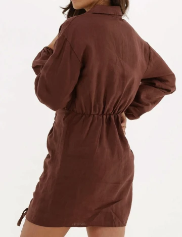 Rochie scurta NA-KD, maro, 38