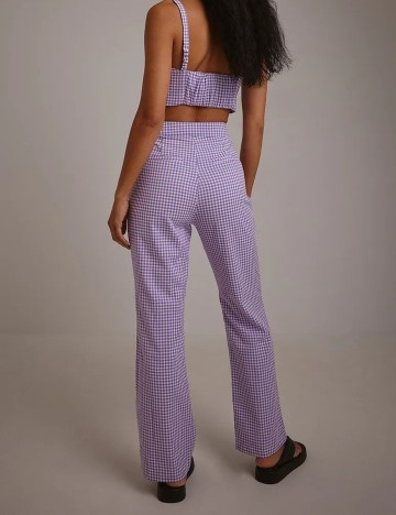 Pantaloni NA-KD, mov, 32