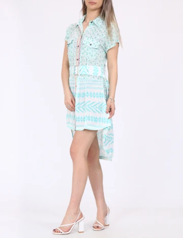 Rochie Savage Culture, turcoaz
