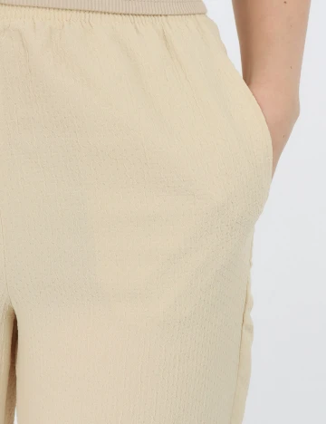 Pantaloni Reserved, crem, S