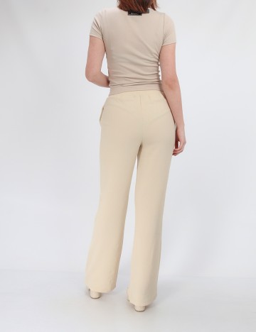 Pantaloni Reserved, crem, S