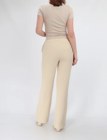 Pantaloni Reserved, crem, S