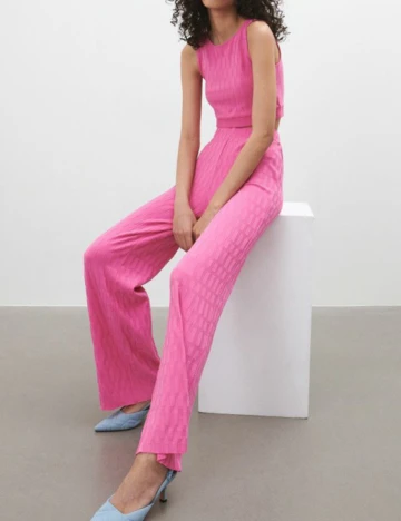 Pantaloni Reserved, roz, S