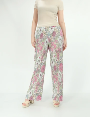 Pantaloni Reserved, floral, S