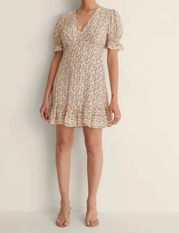 Rochie scurta NA-KD, roz, 34