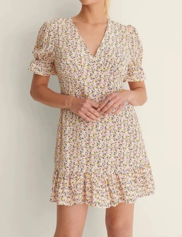 Rochie scurta NA-KD, roz, 34