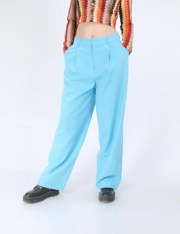 Pantaloni Reserved, bleu, 34 Albastru