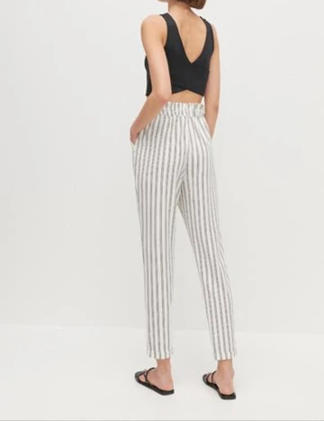 Pantaloni Reserved, alb, M