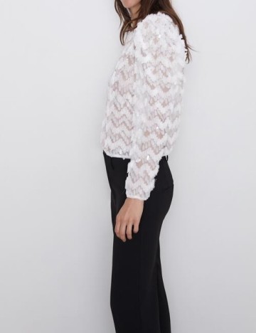 Camasa Zara, alb, L