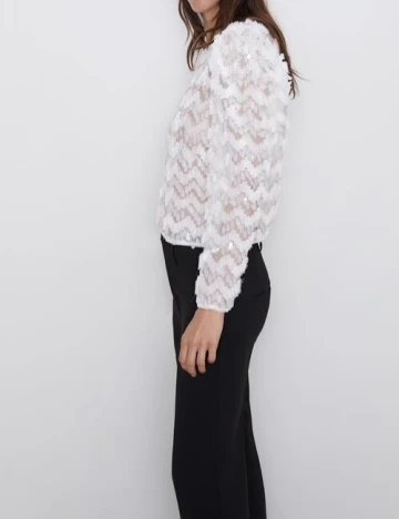 Camasa Zara, alb, L