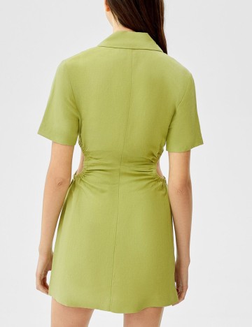 Rochie scurta Bershka, verde