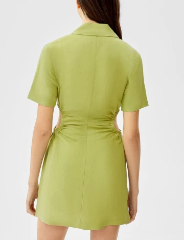 Rochie scurta Bershka, verde