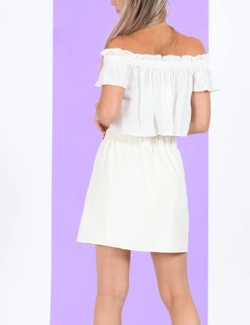Top Bershka, alb, XS