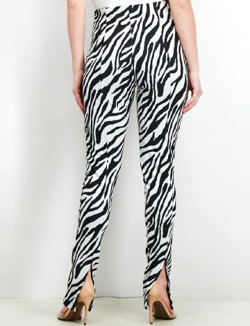Pantaloni Reserved, negru/gri, L