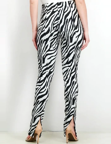Pantaloni Reserved, negru/gri, L