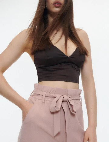 Pantaloni Reserved, roz pal, XL