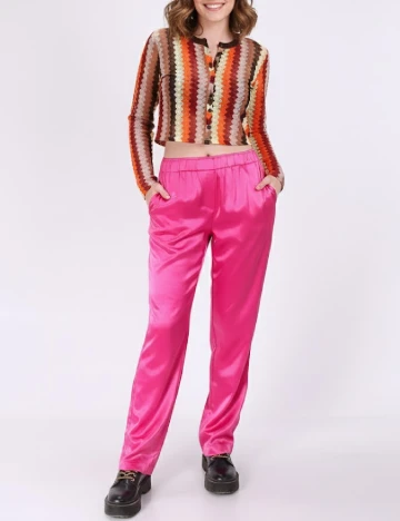 Pantaloni Reserved, roz, S Roz