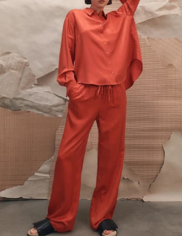 Camasa Reserved, portocaliu, S