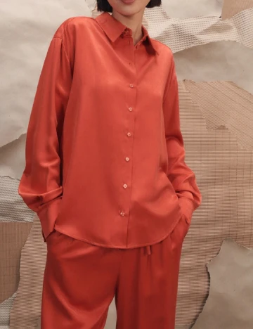 Camasa Reserved, portocaliu, S