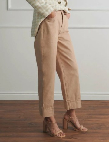 Pantaloni Reserved, maro deschis, 40