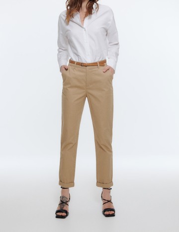 Pantaloni Reserved, maro, 34