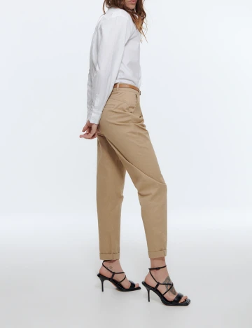 Pantaloni Reserved, maro, 34 Maro