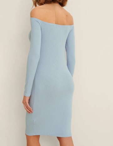 Rochie scurta NA-KD, bleu, M