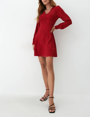 Rochie scurta Mohito, rosu