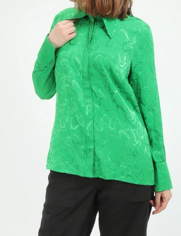 Camasa Reserved, verde, S
