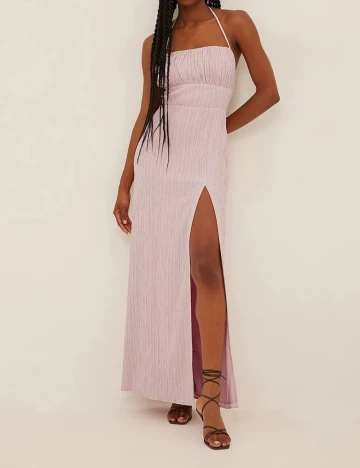 Rochie lunga NA-KD, roz, 40