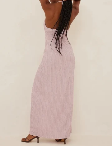 Rochie lunga NA-KD, roz, 40