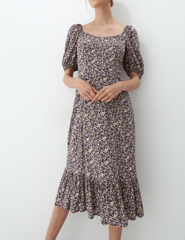 Rochie medie Mohito, floral, 32
