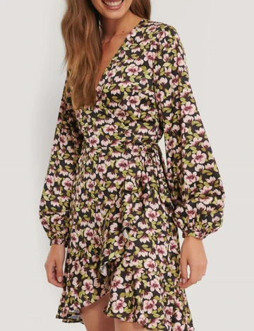 Rochie scurta NA-KD, floral, 34