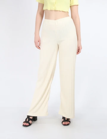Pantaloni Reserved, crem, XL