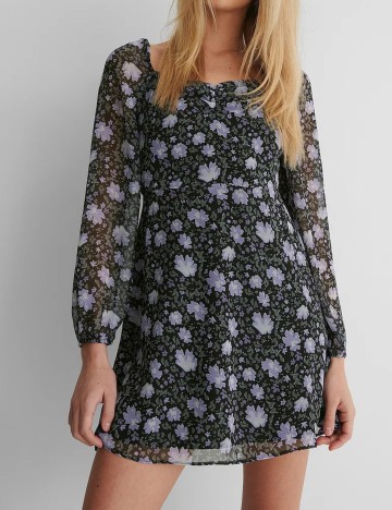 Rochie scurta NA-KD, floral, 36