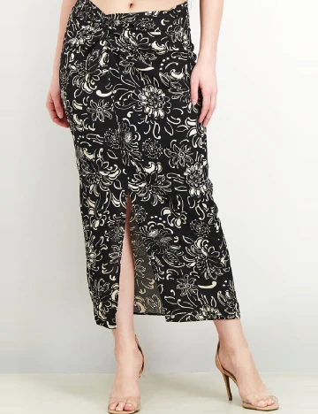 Fusta Reserved, negru, L
