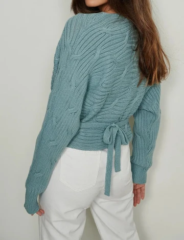Cardigan NA-KD, albastru, S Albastru
